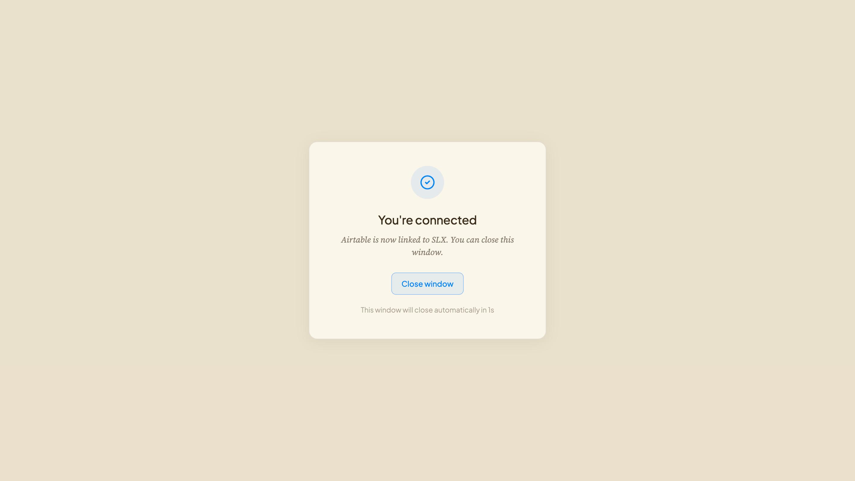 Review the access requested, then approve.